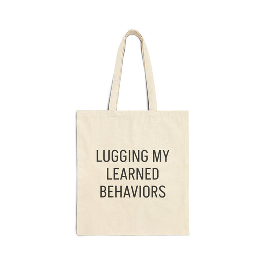 Lugging my learned behaviors