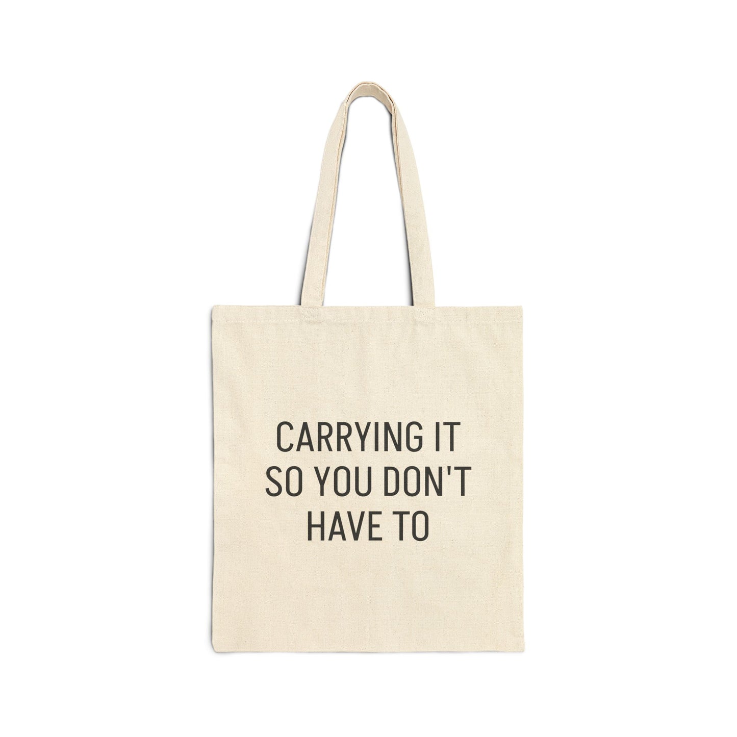 Carrying it so you don't have to